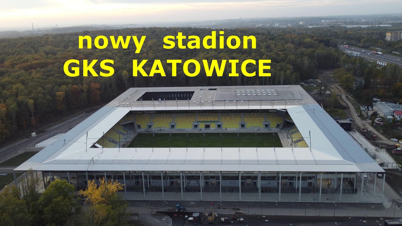 Budowa stadionu GKS Katowice październik 2024