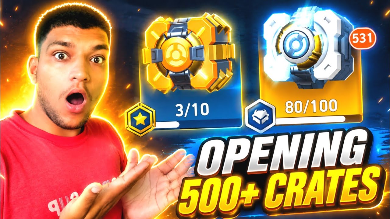 #124 I OPENED 500+ SILVER CRATES IN MECH ARENA 🥳 ✨|MECH ARENA| #mecharena #crateopening #acoins 