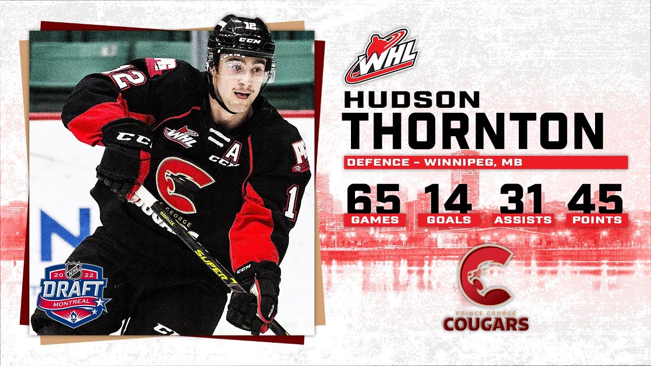2022 NHL Draft Highlight Reel - Hudson Thornton