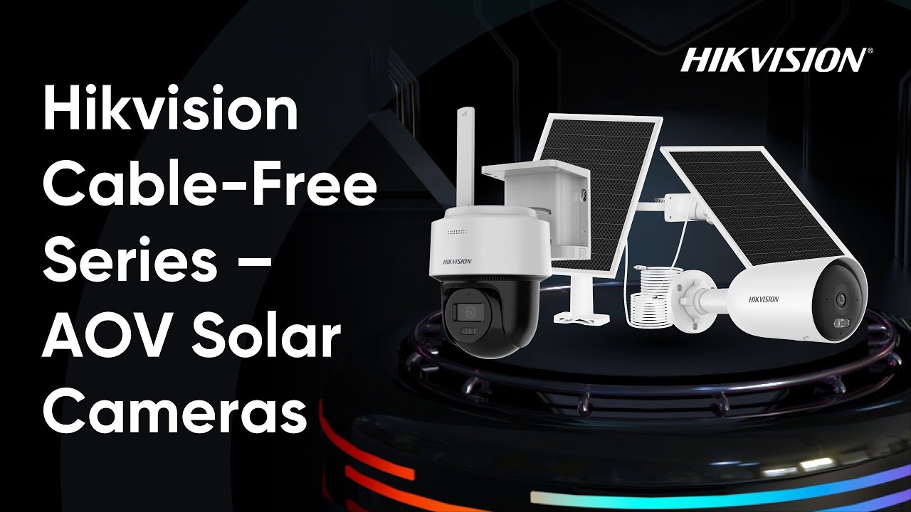 Hikvision Cable-Free Series &ndash; AOV Solar Cameras