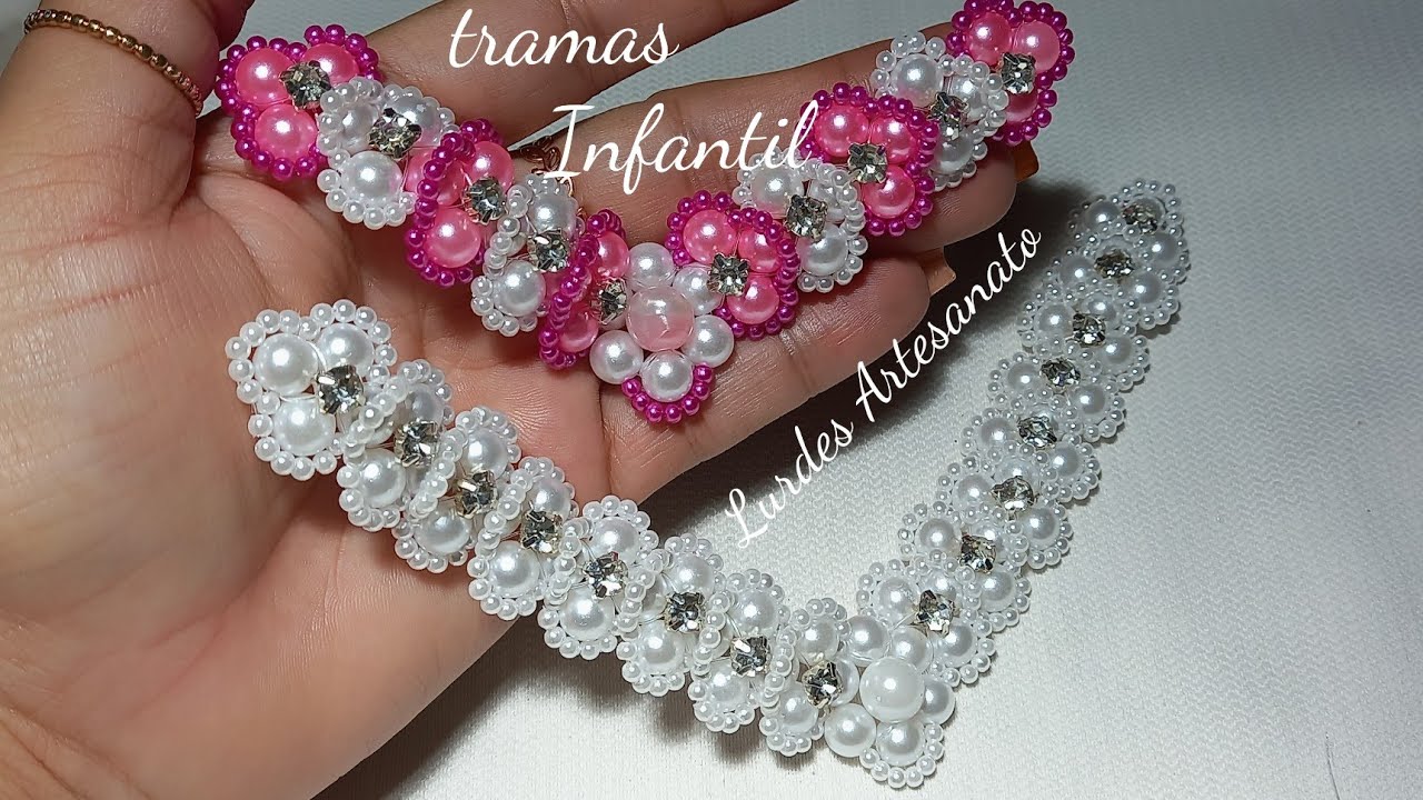 Tramas de pérolas Infantil 😱😍Lurdes Artesanato