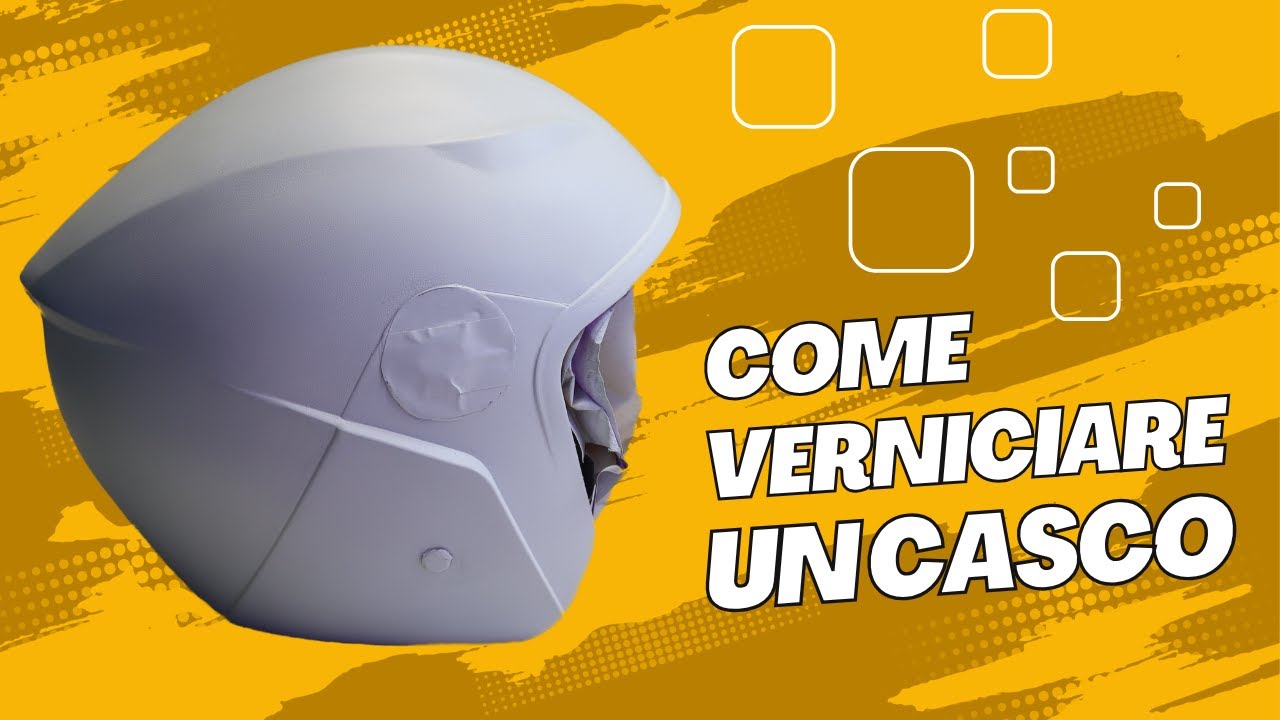 Come preparare  un casco per la verniciatura e la personalizzazione