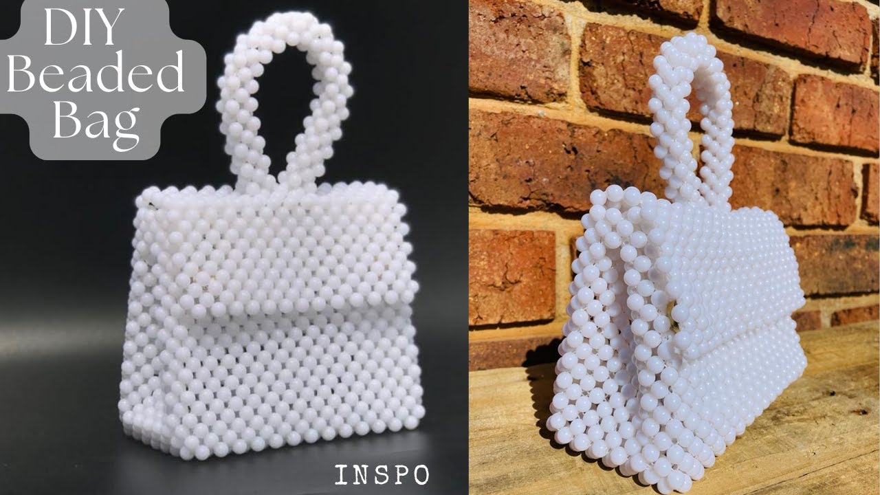HOW TO MAKE A BEADED BAG // DIY WITH BEADS