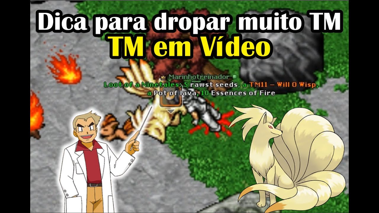 Otpokemon dica de como dropar Muito TM (TM em Vídeo)