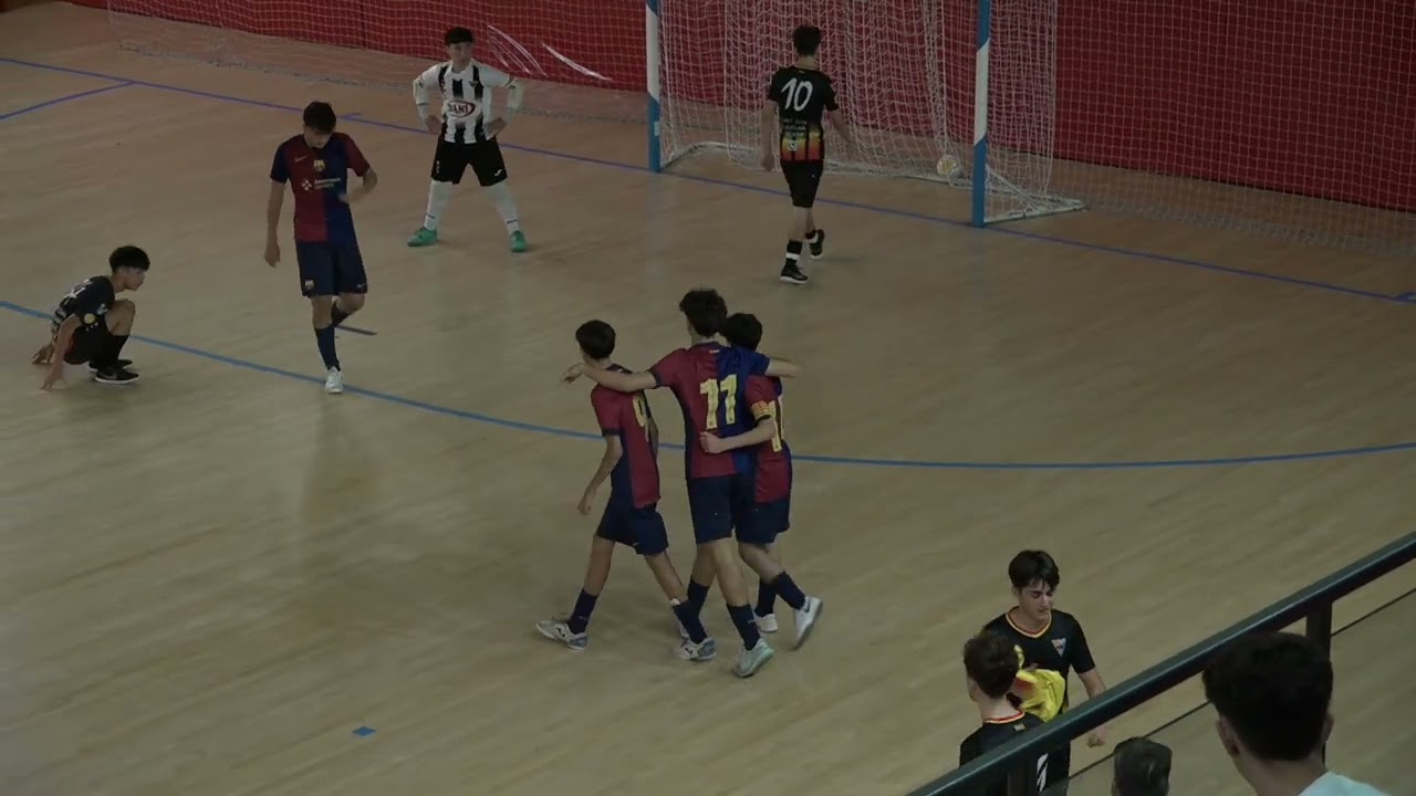 Resum Barça 6 - 3 FS Sant Joan de Vilassar (Divisió d'Honor Cadet FS, Jornada 9)
