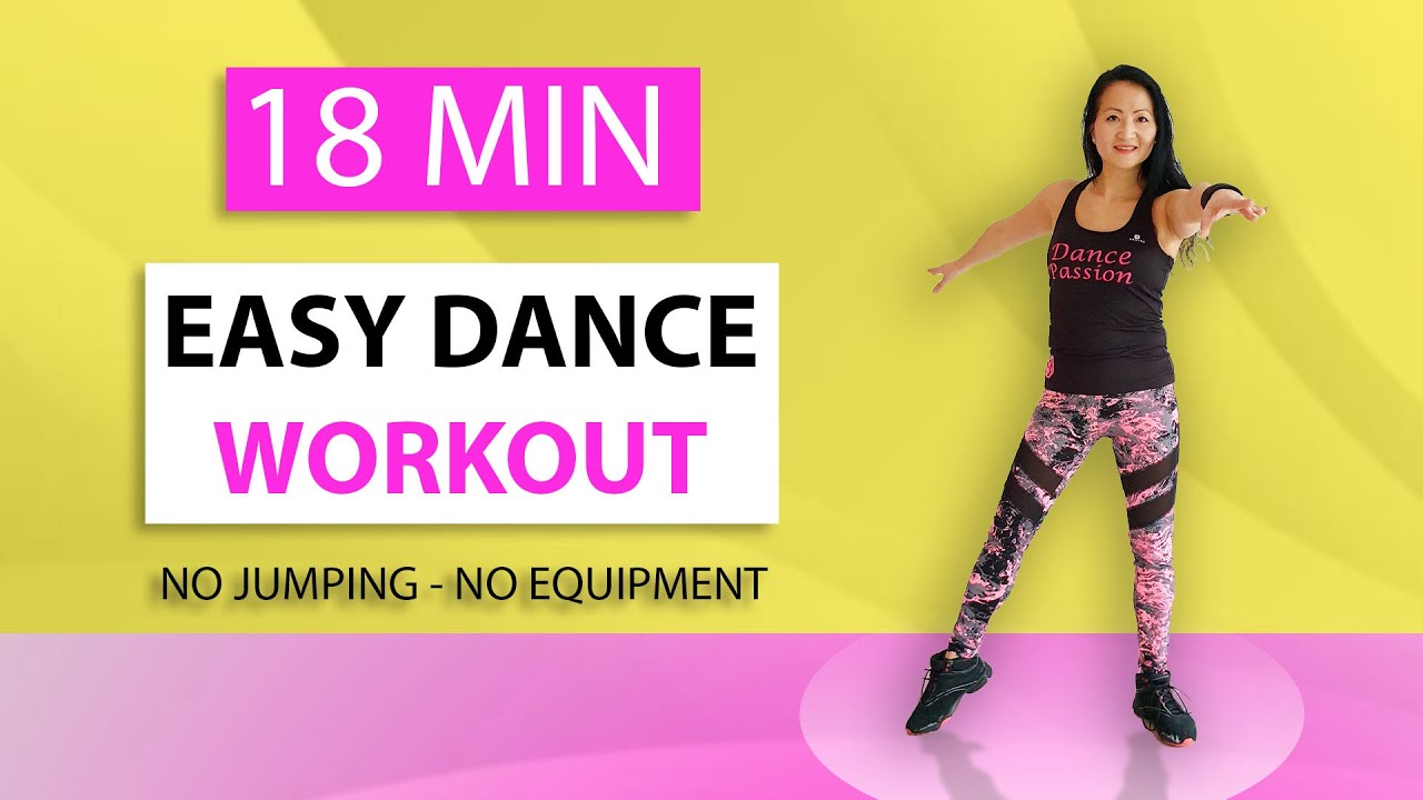 18 минут 2400 шагов Easy Dance Workout - Похудение - Кардио - Сжигание жира - Начинающие