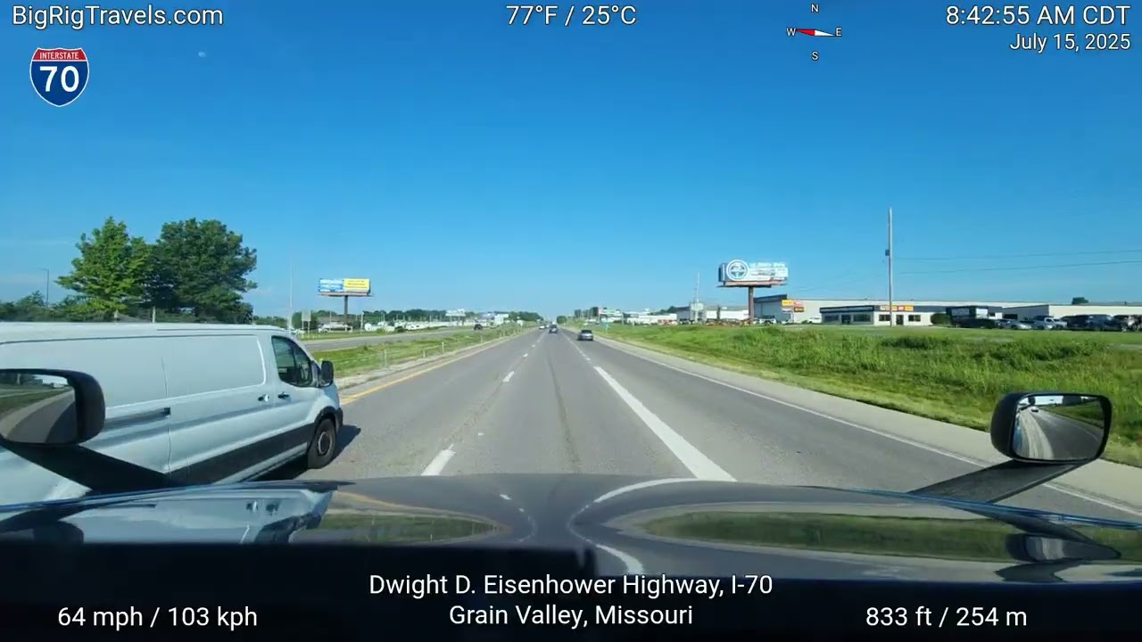 BRT515 From Oak Grove, Missouri to Cedar Point, Kansas (sudden ending)