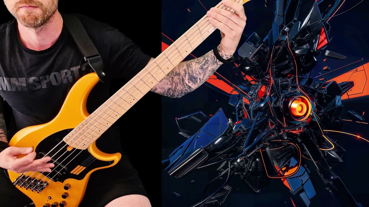 CAR BOMB // Paroxysm // Bass cover (one-take)