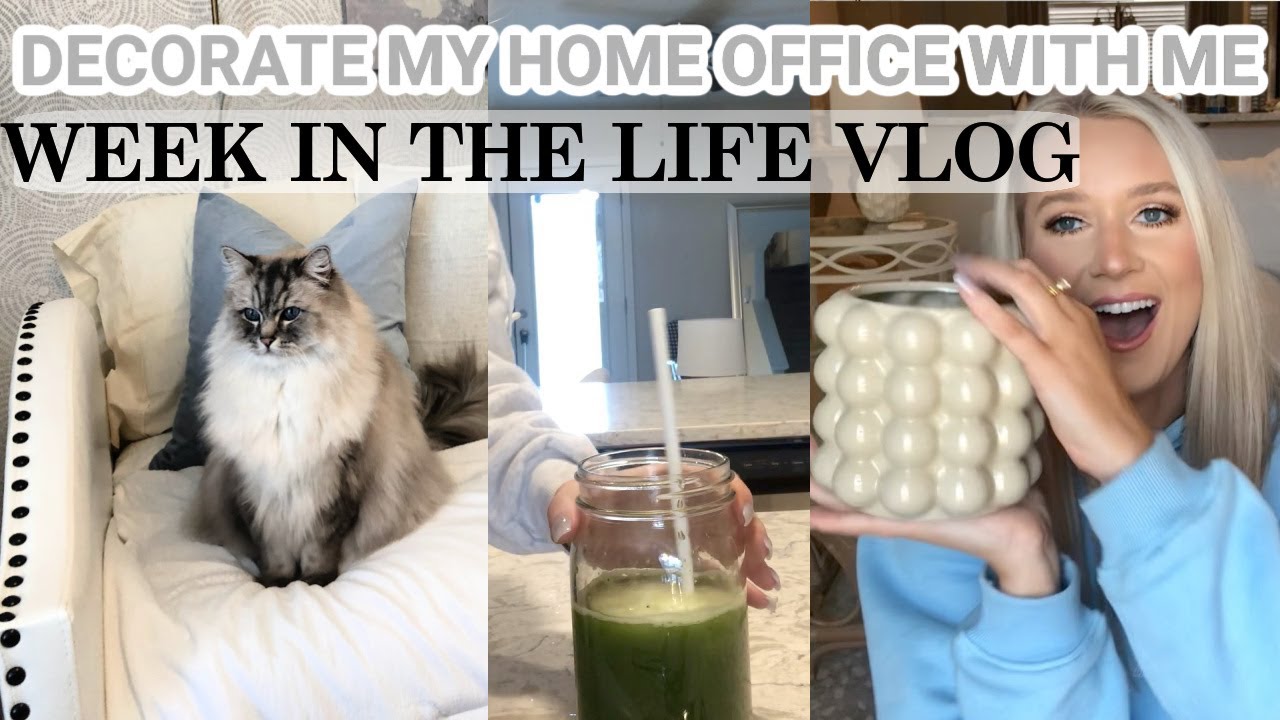 Decorate My Home Office with Me...Clothing & Home Hauls... Week In the Life Vlog!