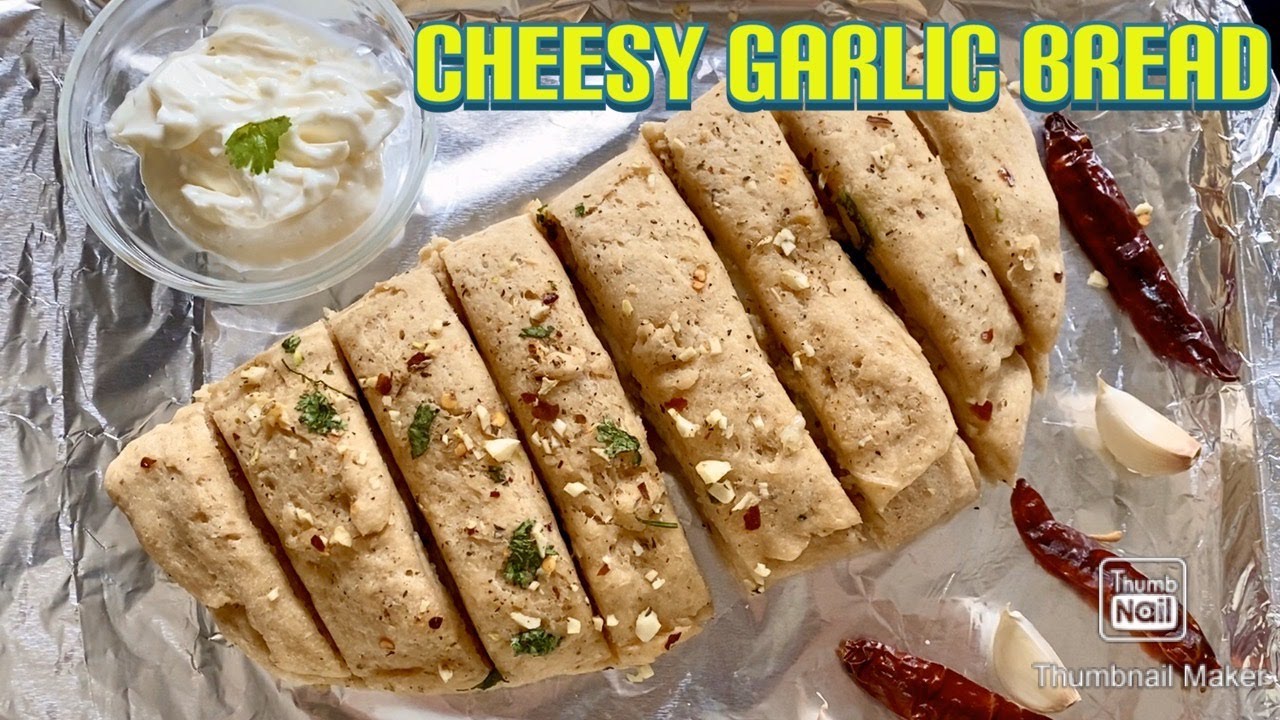 Garlic Bread | wheat garlic bread | Cheesy garlic bread | No Maida | Dominos garlic bread