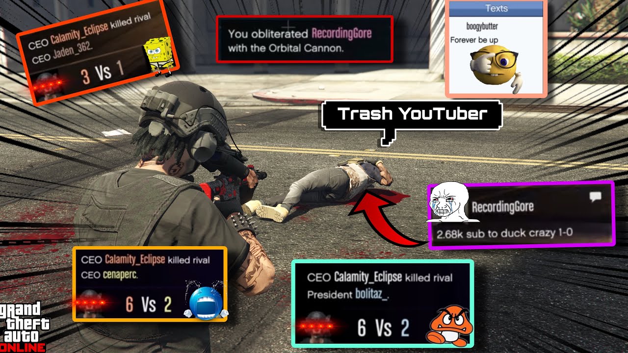 Я против 6 безжизненных гриферов в GTA ONLINE
