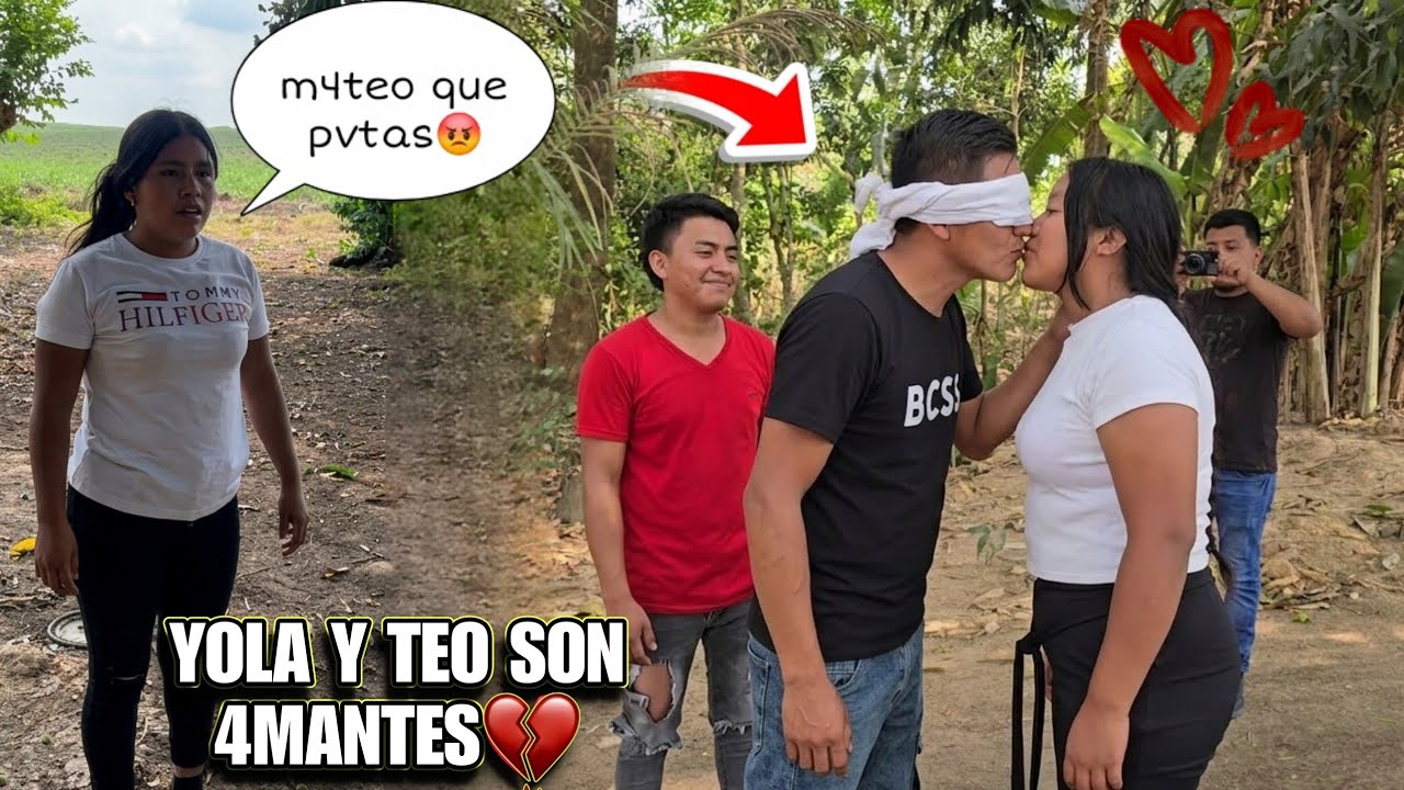 DAYANA Encontr0 A TEO Comiendoc3 A Bes0s Con YOLA💔Son 4mantes Si O No😭Asi Reacciono DAYANA😱