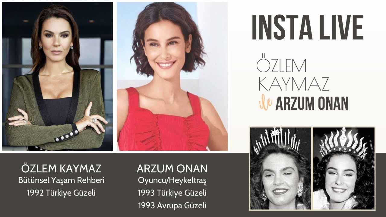 Özlem Kaymaz ile Arzum Onan-Instagram Canlı Yayın