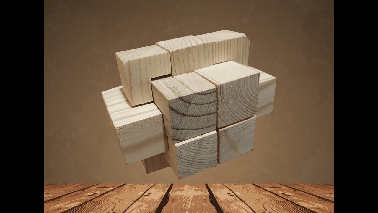 Puzzle Nudo 9 piezas / Knot Puzzle 9 pieces tutorial