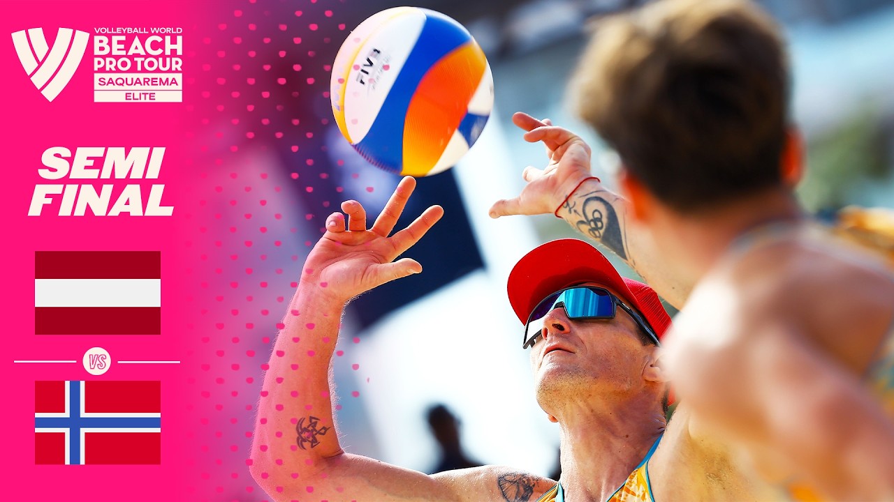Plavins/Fokerots vs. Mol, A./S&oslash;rum, C. - Semi Final Highlights | Saquarema 2026 #BeachProTour