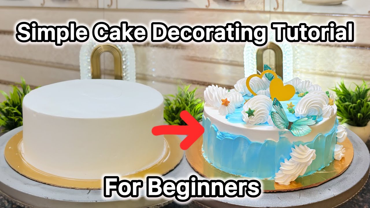 Simple Cake Decorating Tutorials For Beginners👀|| Easy & Beginner Friendly Design With Tips & Tricks