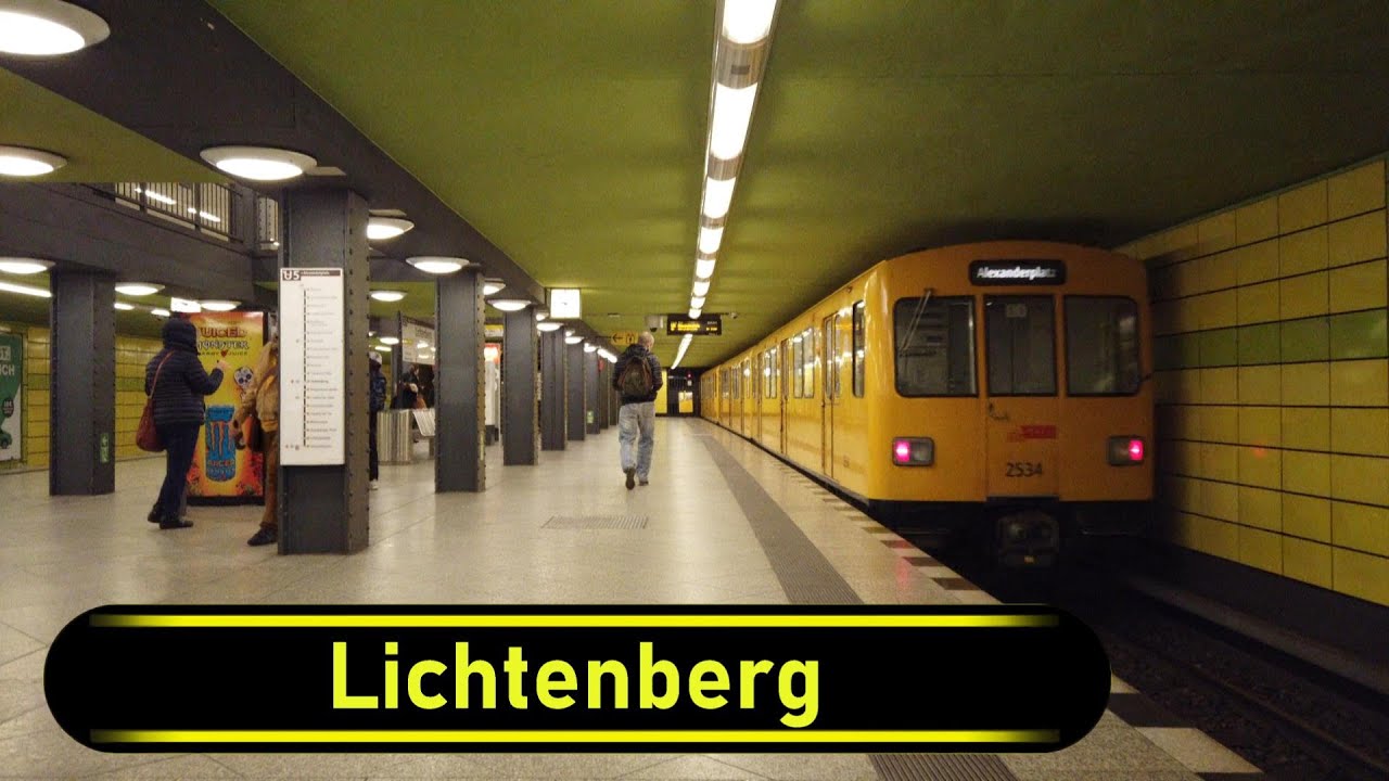 U-Bahn Station Lichtenberg - Berlin 🇩🇪 - Walkthrough 🚶