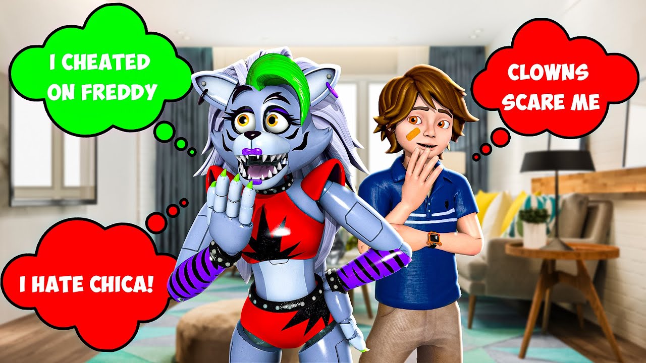 2 Truths And A LIE with Glamrock Freddy's FAMILY Roxanne Wolf and Gregory