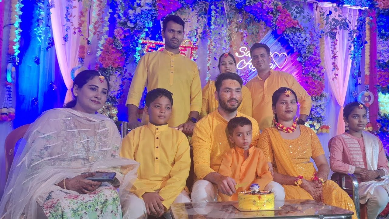 salman nagarji ki haldi full vlog #koknigeetkarazra #haldikegeet #haldifunction #love #maparimohalla