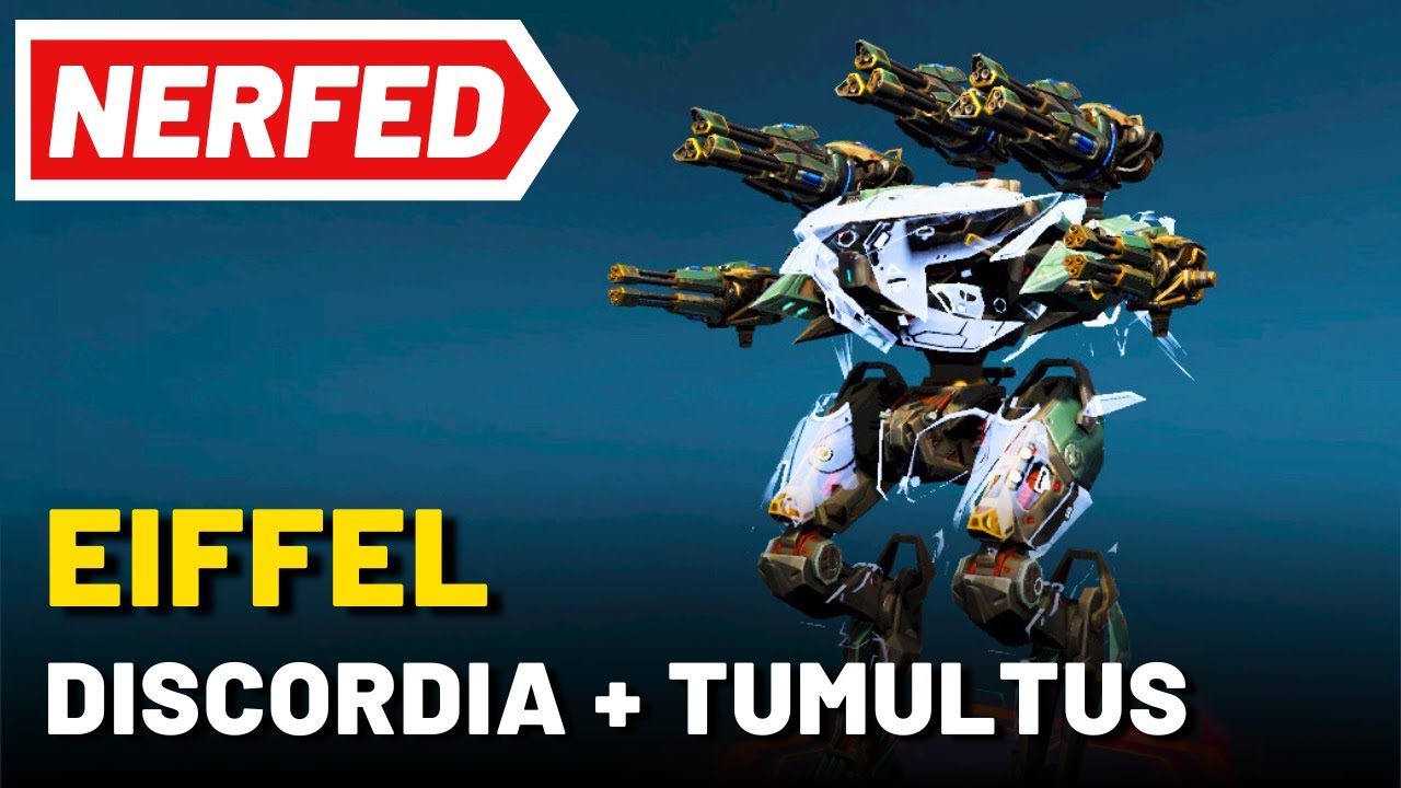 Eiffel Discordia Tumultus after the nerf in War Robots - Champion League