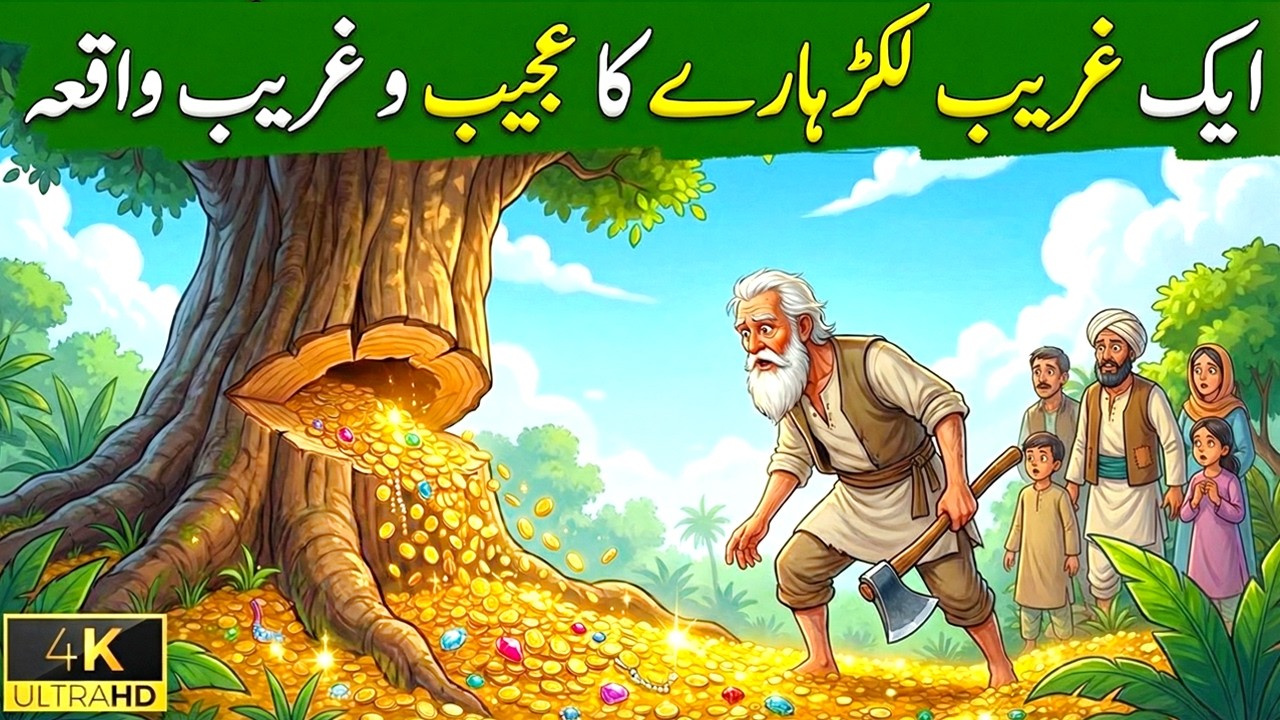 Ek Greeb Lakar Haray Ka Ajeeb Waqia |Story Of A Lumberjack |Islamic Moral Stories in Urdu/Hindi