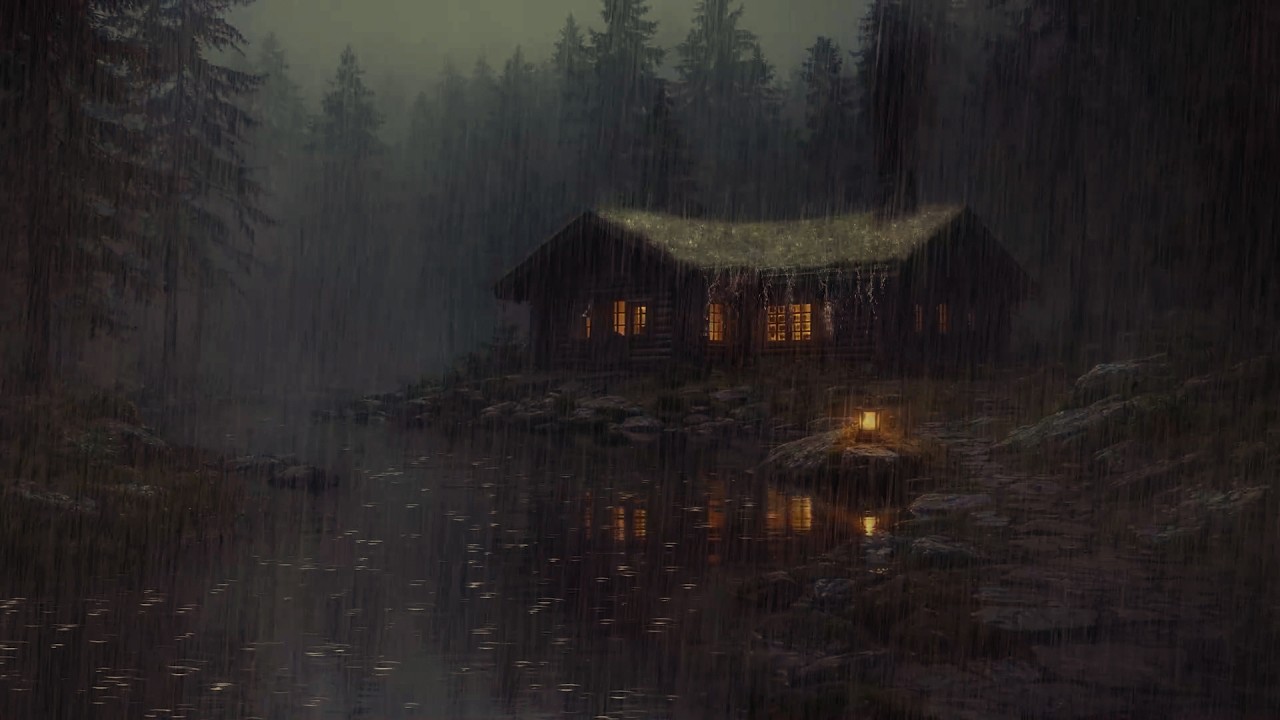 Deep Forest Midnight Storm 🌧️ Relaxing Rain & Thunder for Insomnia Relief | Relaxing Rain Forest