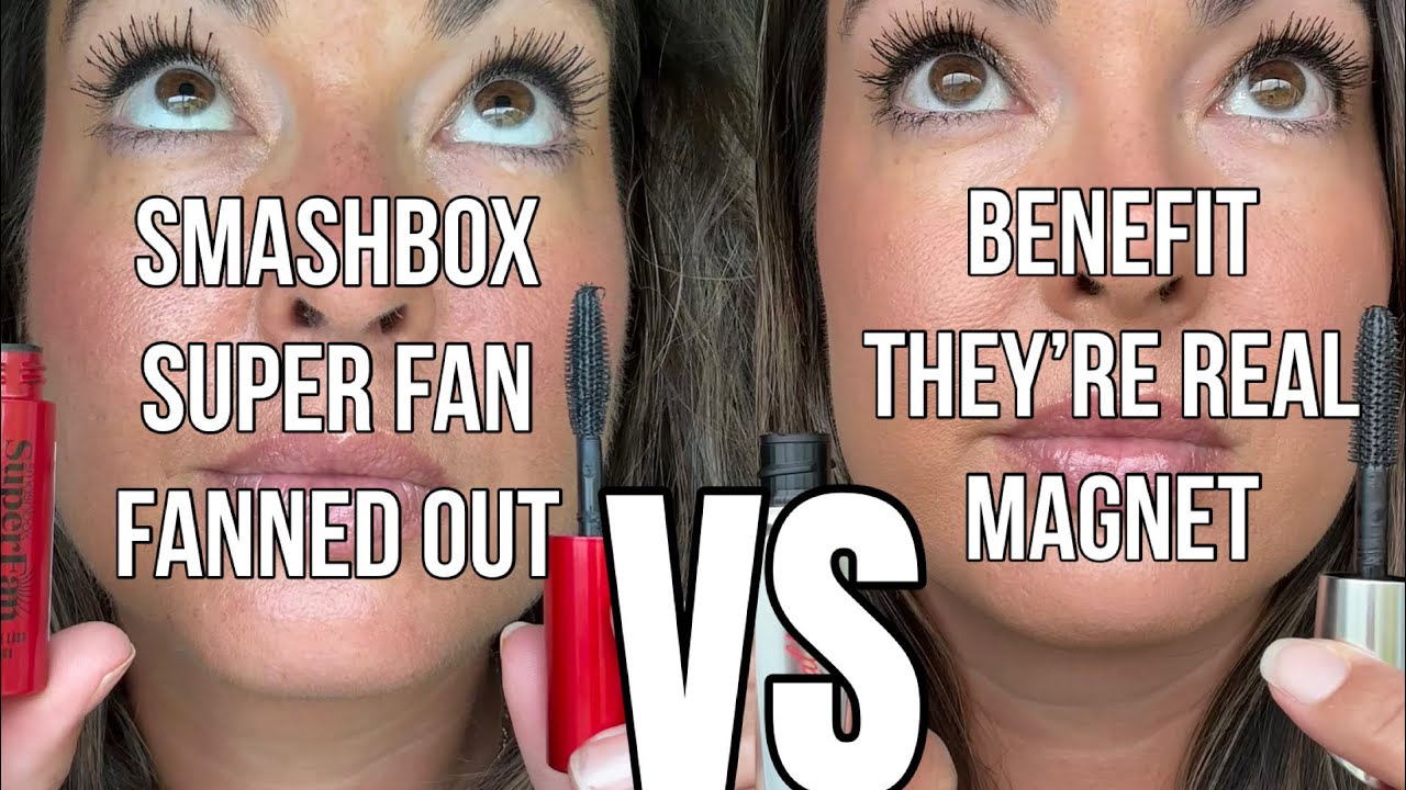 Сравнение туши Benefit They&rsquo;re Real Magnet и туши Smashbox Superfan | Длина и веерообразные ресницы.