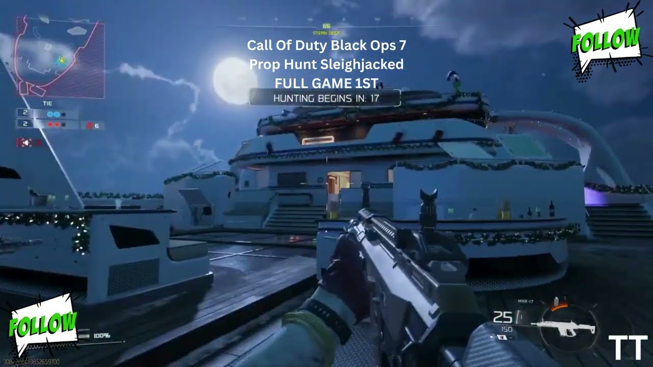 Call Of Duty Black Ops 7 Prop Hunt Sleighjacked FULL GAME 1ST [Tina Tormented] COD BO7 Gameplay