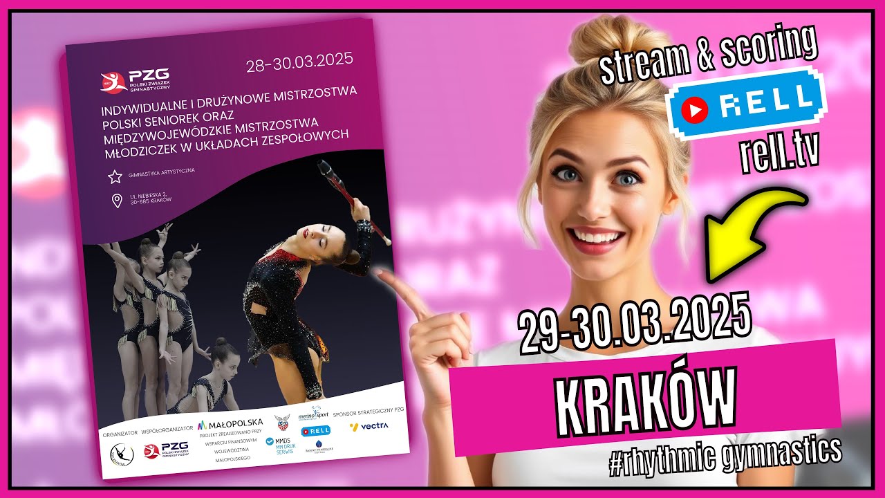 【▶️RELL 】MISTRZOSTWA POLSKI SENIOREK w gimnastyce artystycznej 29-30.03.2025 KRAKÓW (SOBOTA cz.2)