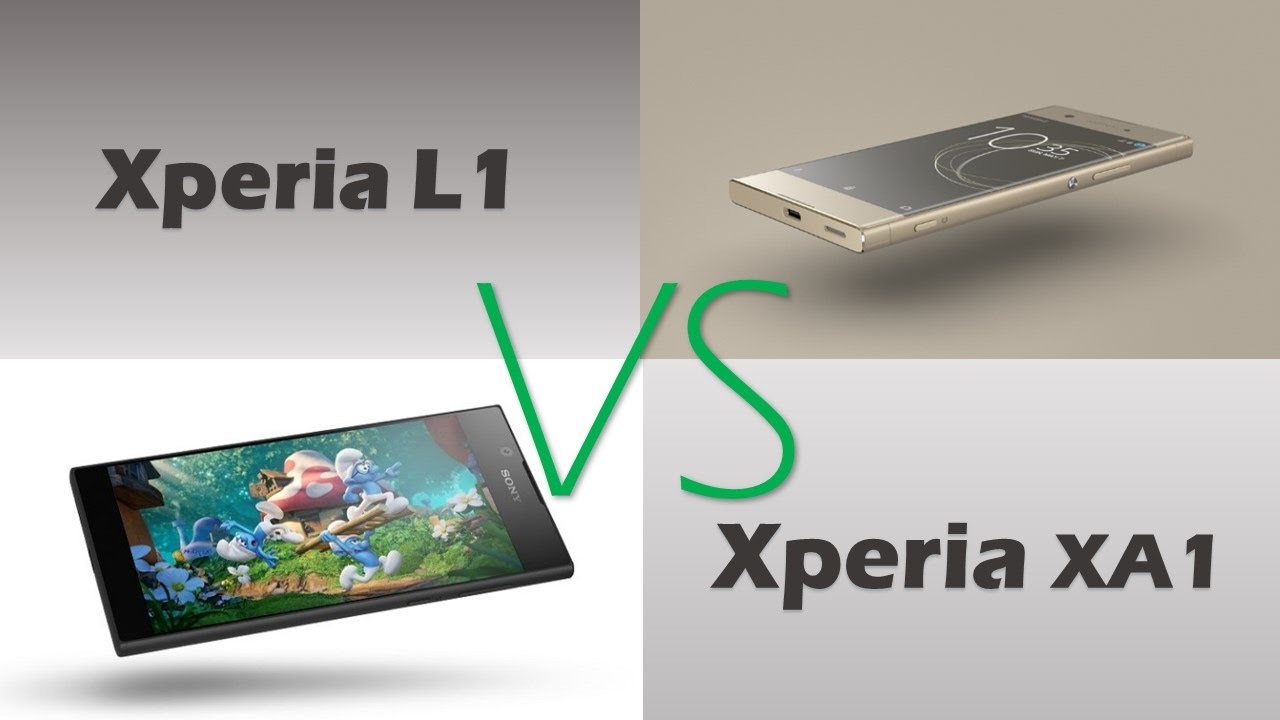 Sony xperia L1 VS xperia XA1