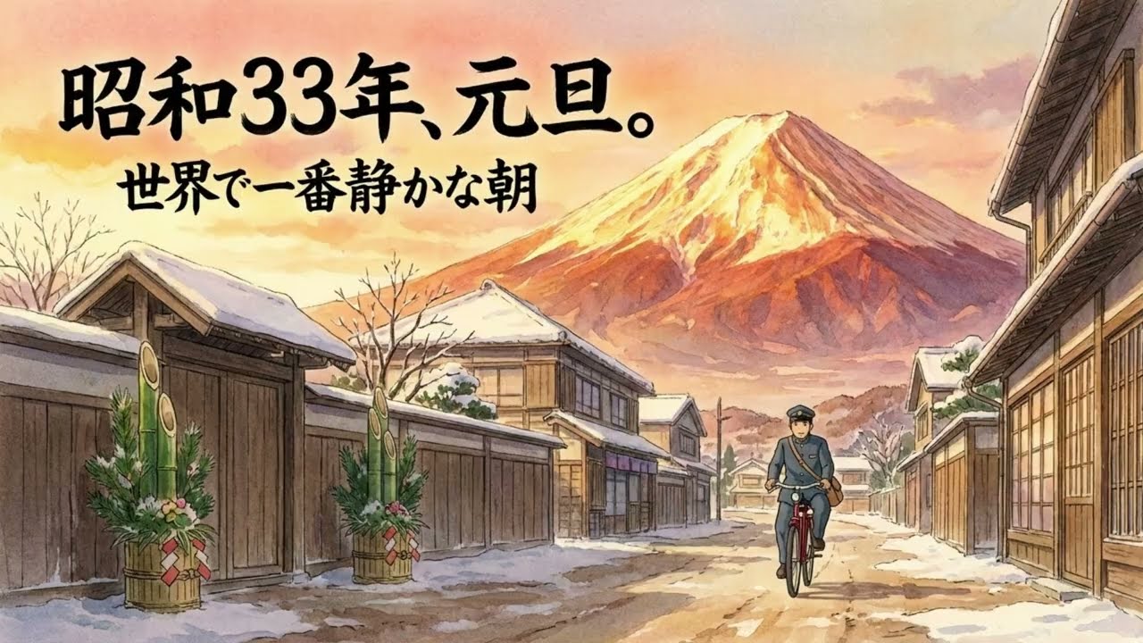 【昭和33年】第一夜｜世界で一番静かな元旦の朝（回想）