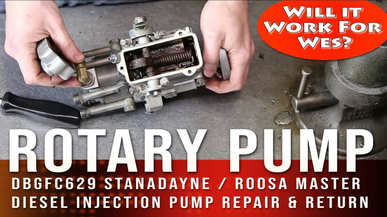 Rotary Pump Rebuild for Watch Wes Work 1650 Oliver Tractor - DBG Stanadyne Roosa Vintage Pump Repair