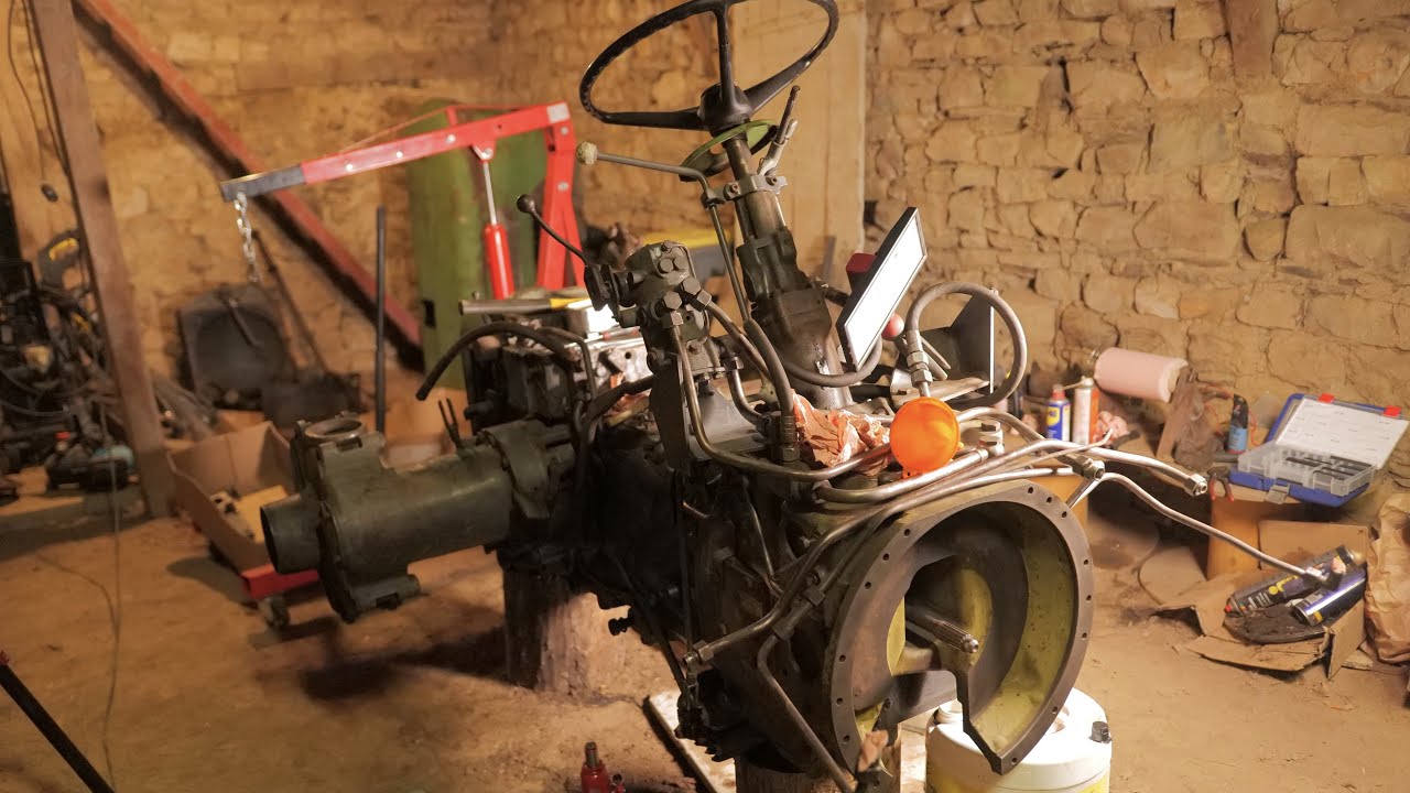 # Restauration 4   Remontage couple conique + boite intermédiaire