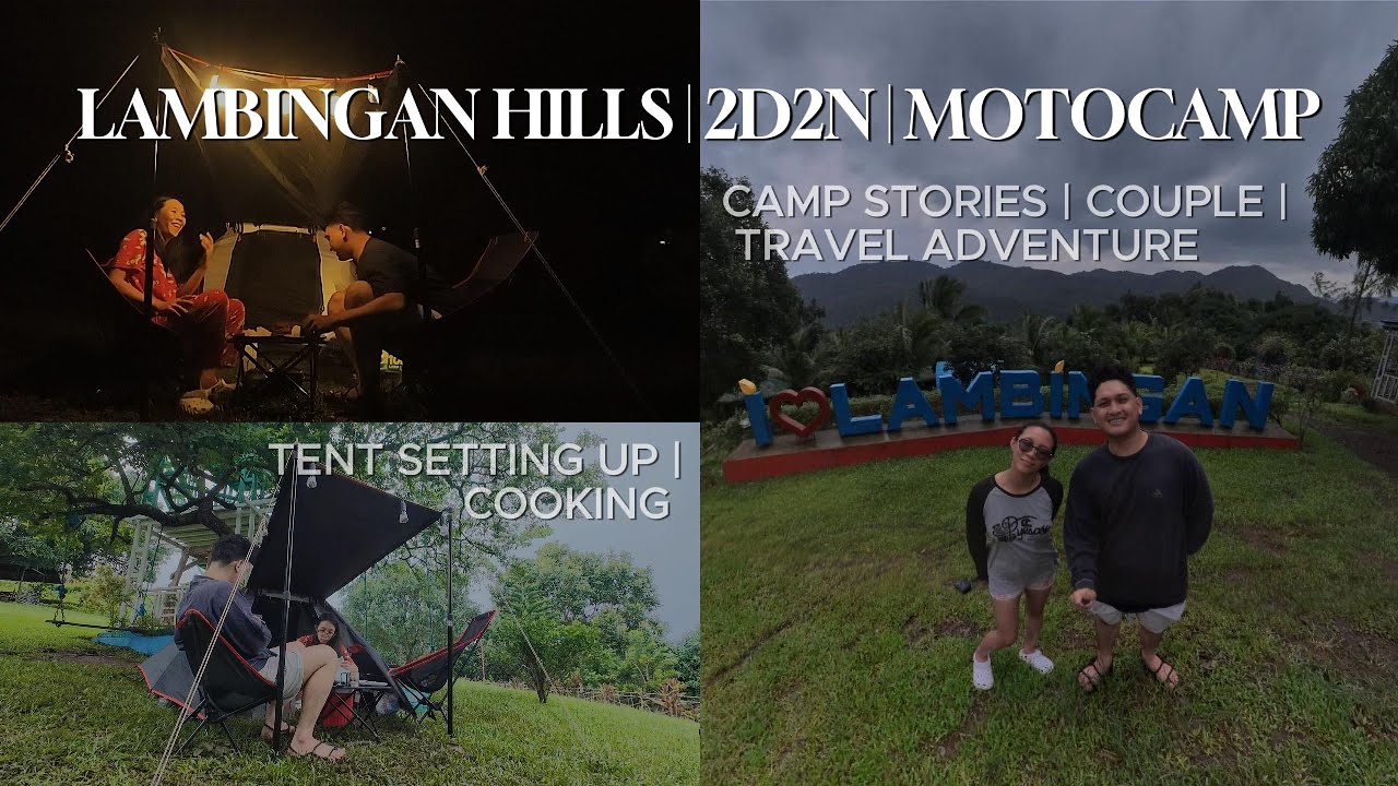 Couple MotoCamp at Lambingan Hills | Windy Weather