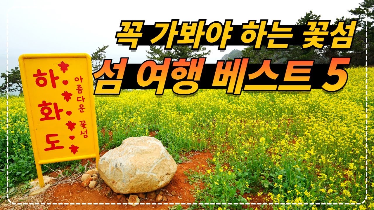 죽기 전에 꼭 가봐야 하는 꽃섬 여행!! 여수 하화도 꽃섬길 트레킹