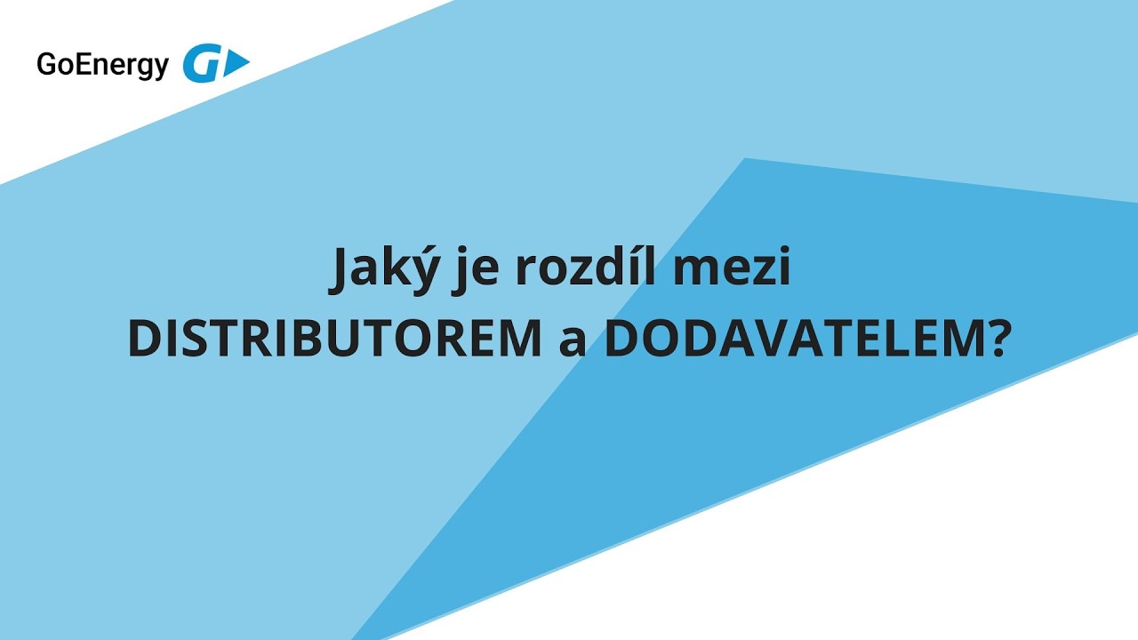 Distributor X Dodavatel - Jaký je rozdíl mezi distributorem a dodavatelem?