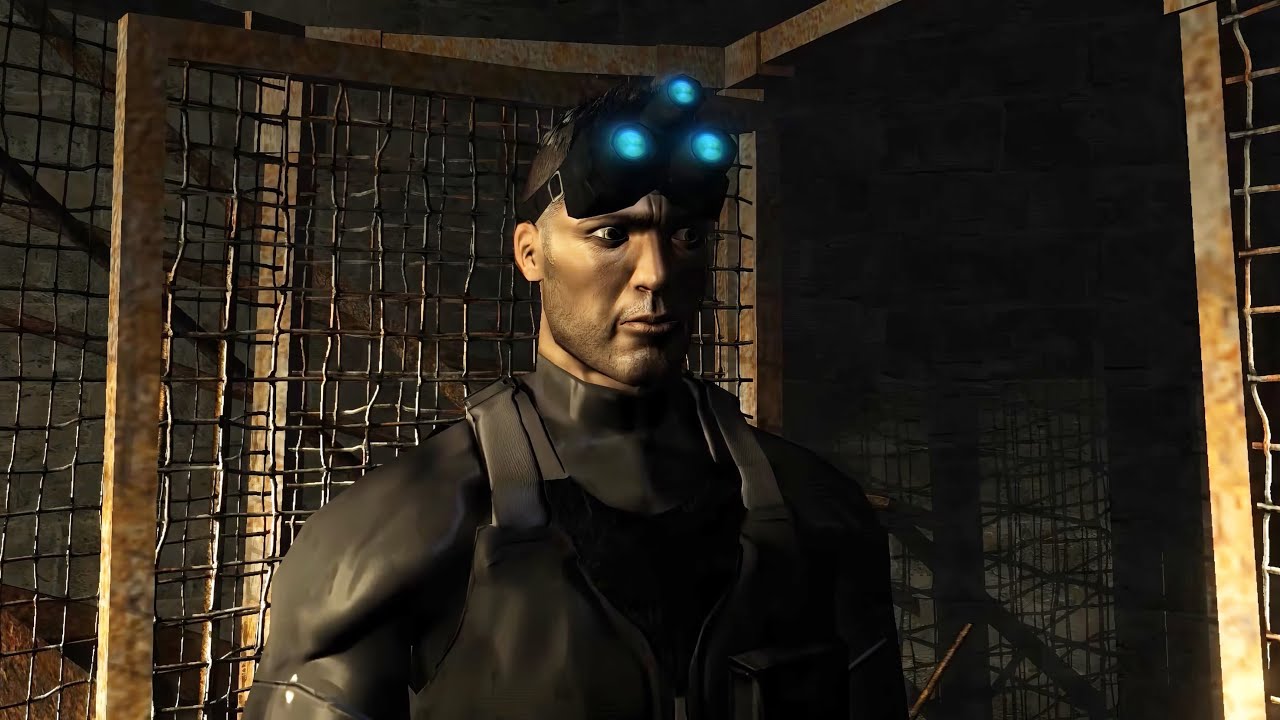 Sam Fisher used to be less messy when he was younger