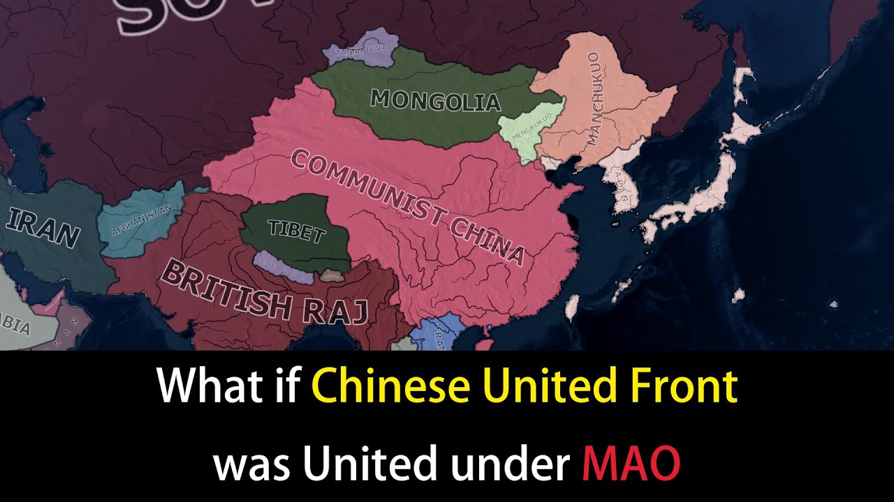 What if Chinese United Front was United under MAO | Hoi4 Timelapse