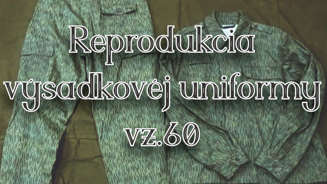 Reprodukcia výsadkovej uniformy vz.60