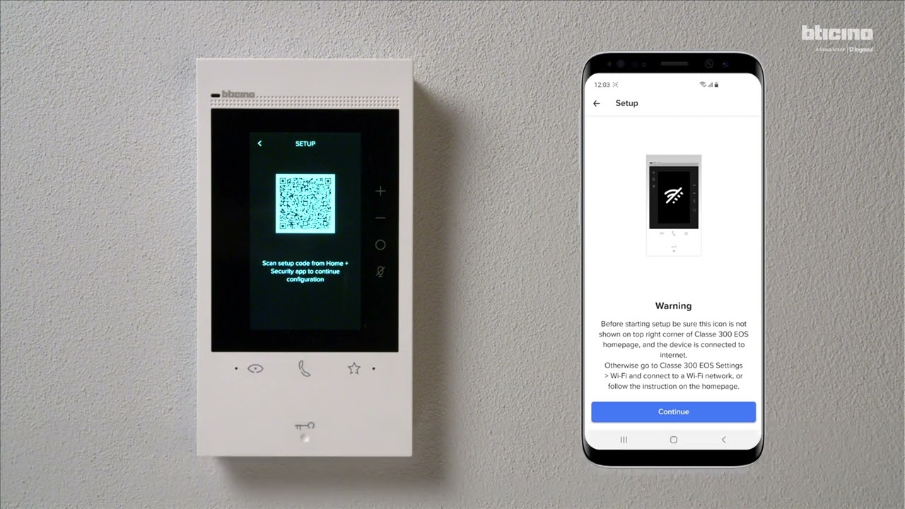 Classe 300EOS - sp&aacute;rovanie s aplik&aacute;ciou Home+Security