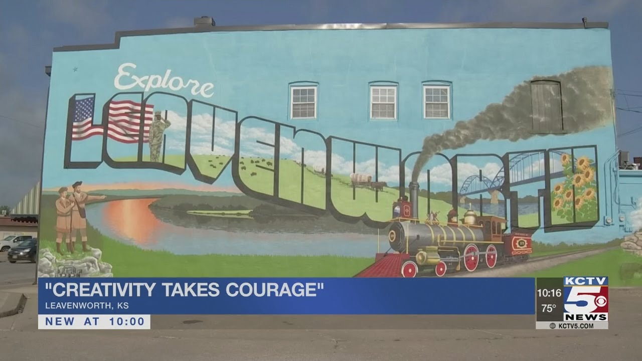 Painter brings art projects to small Kansas towns amid pandemic