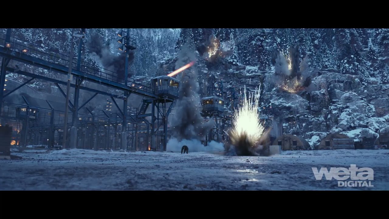 War for the Planet of the Apes VFX | Breakdown - FX Simulation | Weta Digital