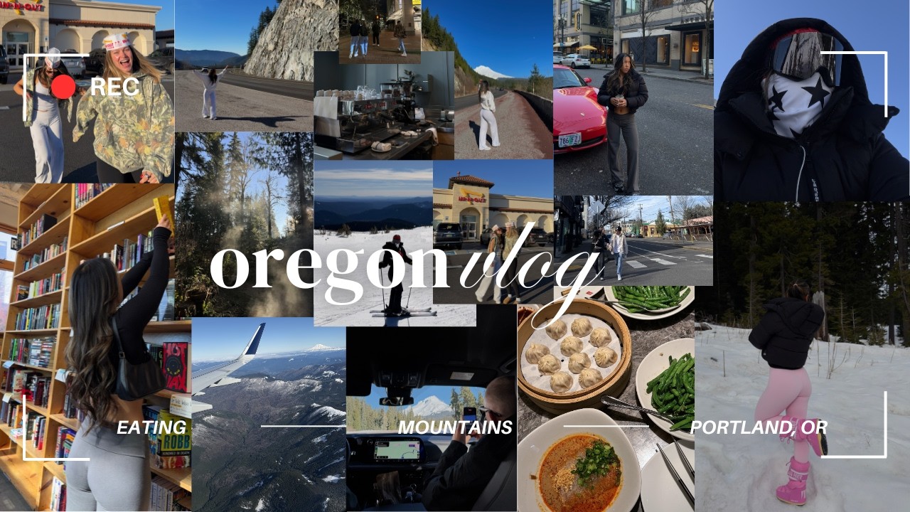 portland ski trip vlog | travel days & mountain weekend ❄️🏔️