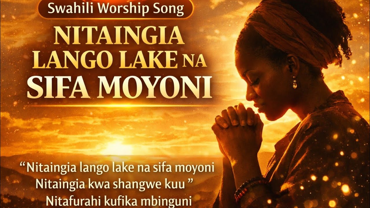 Nitaingia Lango Lake Na Sifa Moyoni | Tukuza heart ( Official Audio ) Swahili Worship. 