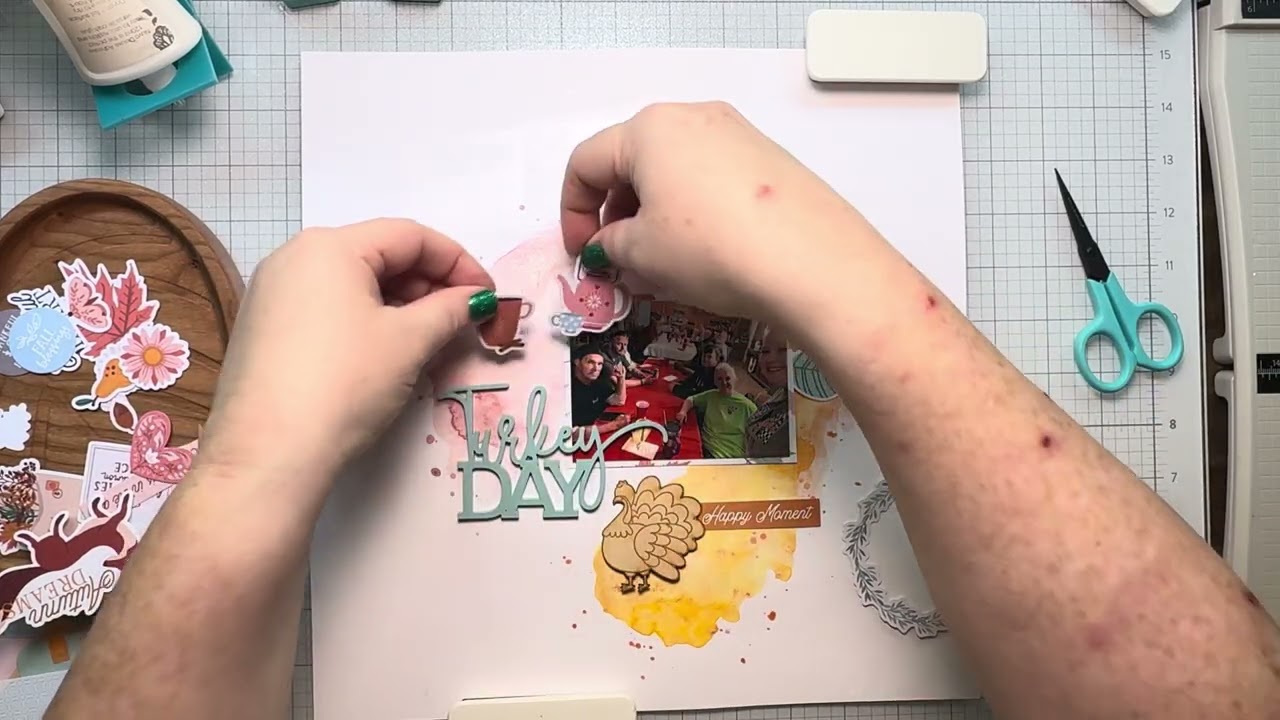 Shimmerz Paints: Thanksgiving Layout