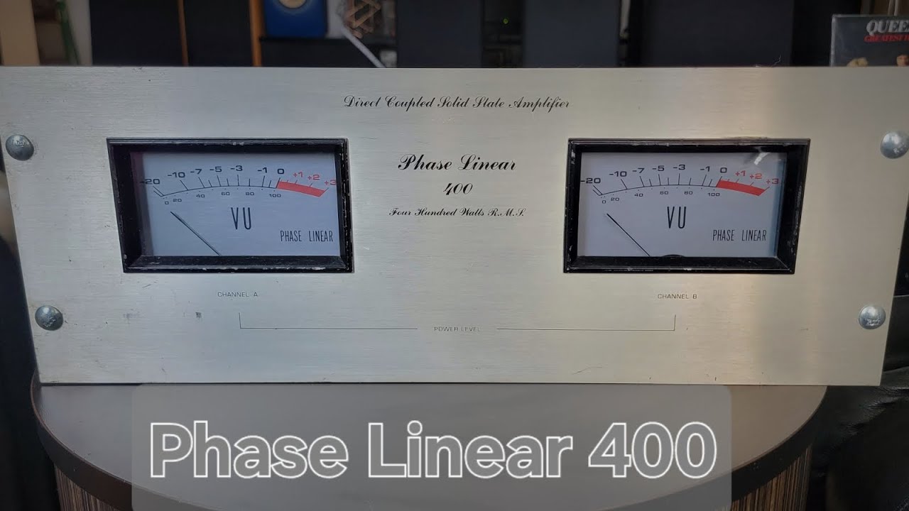 Phase Linear 400 and Chicago Speakerworks Trinary Loudspeakers