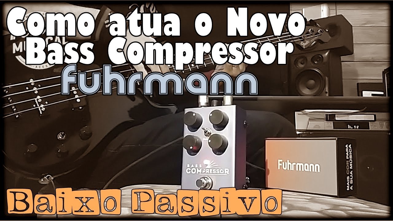 Bass Compressor Fuhrmann Contrabaixo BC10 Baixo Passivo