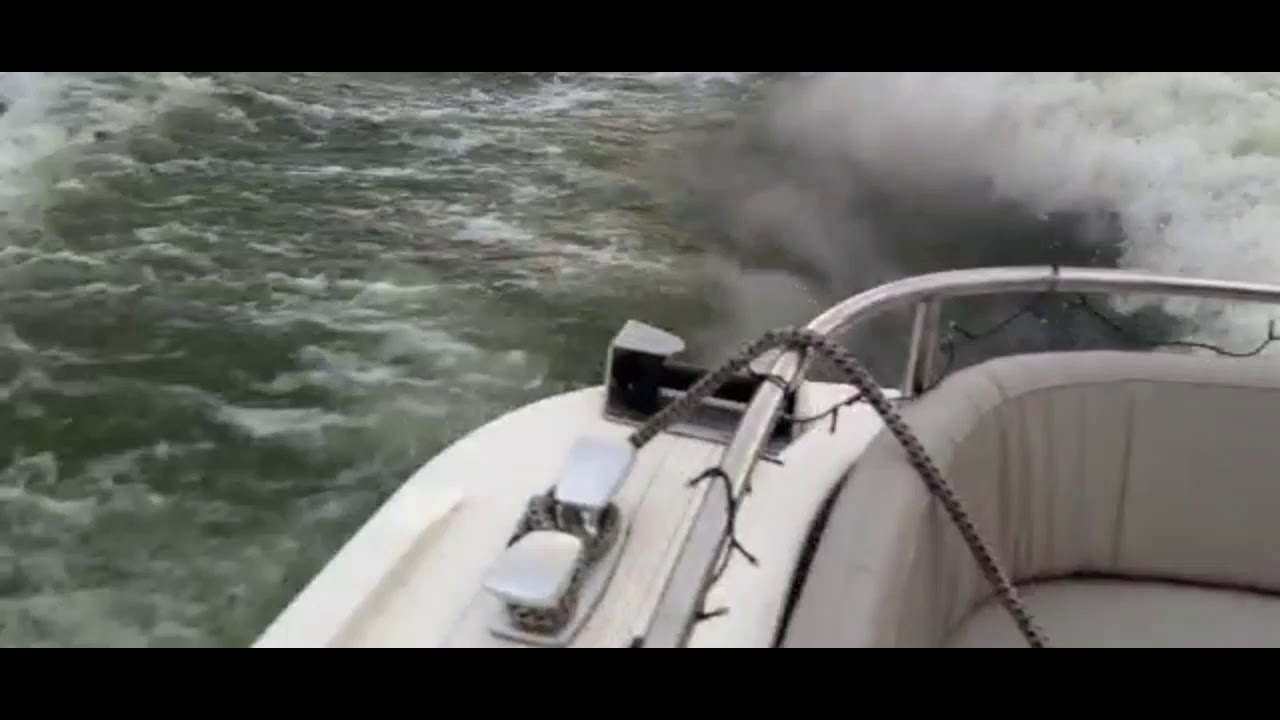 princess 45 ijsselmeer 25 knots  on dutch waters