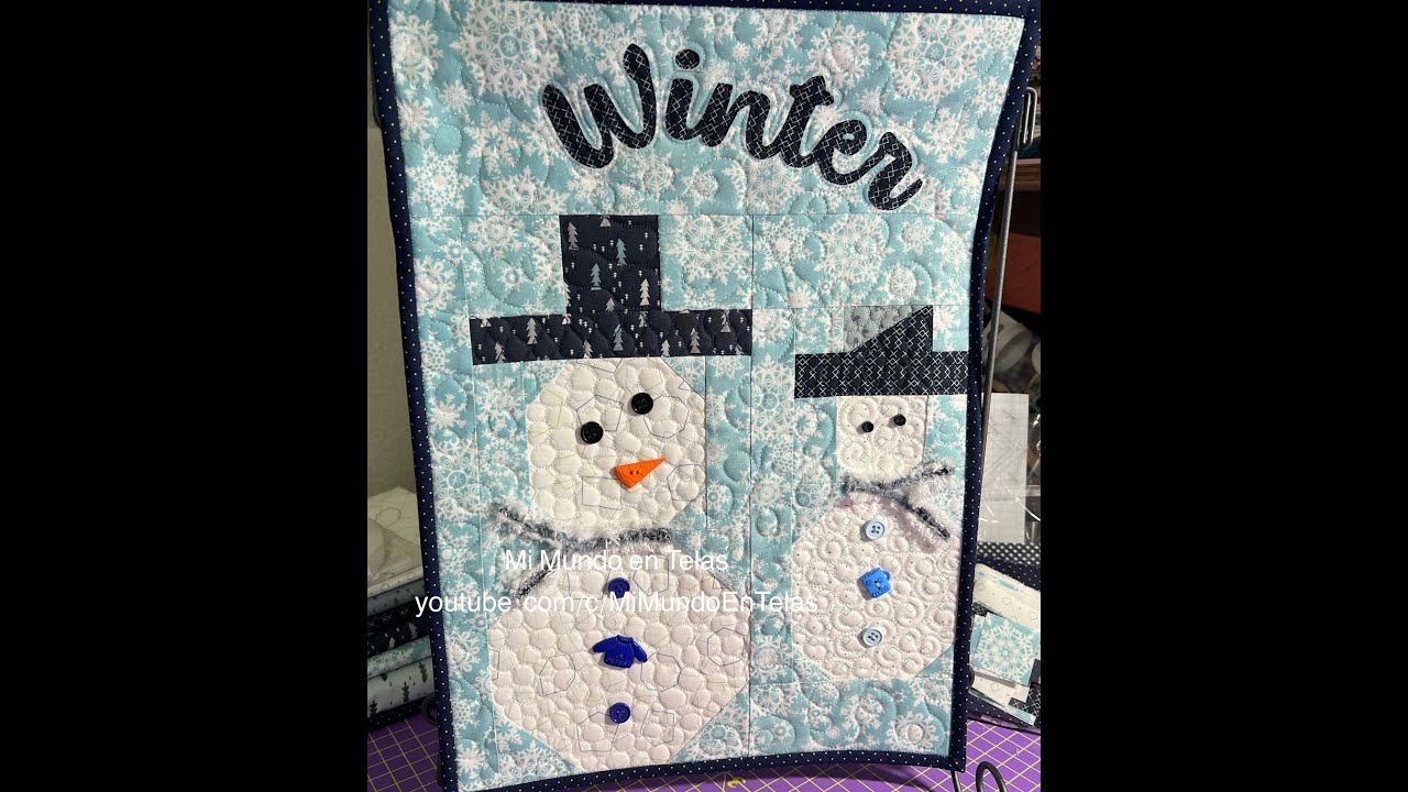 Clase #387 - Mini-Tapete de Winter/Invierno - Instrucciones - DIFERIDO