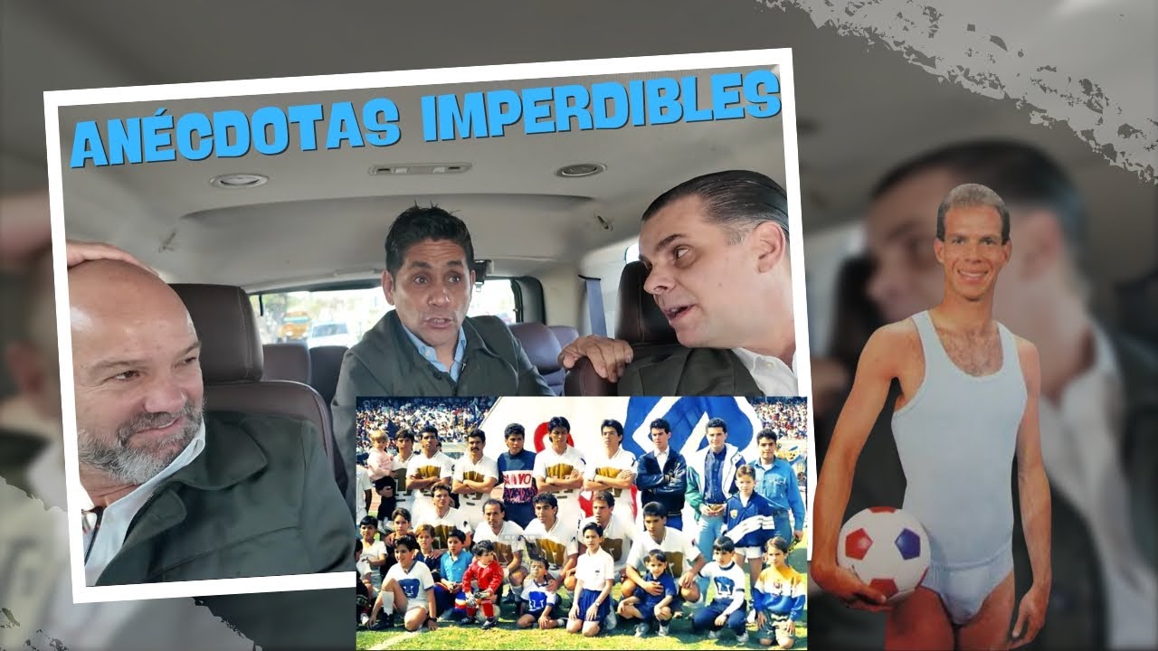 INMORTAL y DR. GARC&Iacute;A recuerdan in&eacute;ditas an&eacute;cdotas en Pumas ante las risas de MARTINOLI